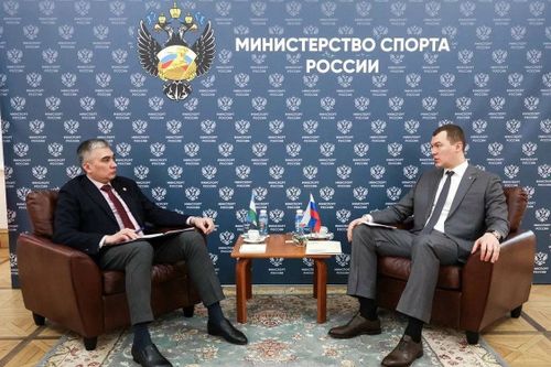 Михаил Дегтярев встретился с Чрезвычайным и Полномочным Послом Узбекистана в России Ботиржоном Асадовым