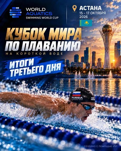 Подводим итоги заключительного дня 3-го этапа Кубка мира по плаванию 2026