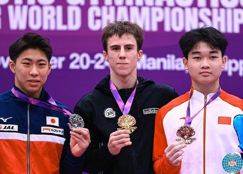 Арсений Духно - двукратный чемпионат мира по спортивной гимнастике среди юниоров 