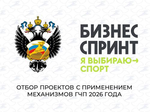 Начинается прием заявок на реализацию проектов с применением механизмов ГЧП в рамках федерального проекта «Бизнес-спринт (Я выбираю спорт)»
