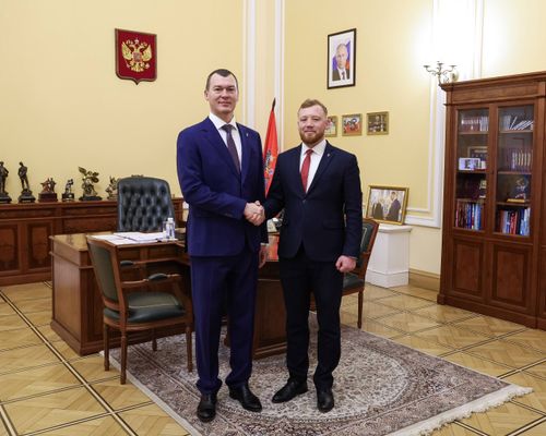 Михаил Дегтярев обсудил задачи на 2026 год с директором ЦСП Романом Гришиным