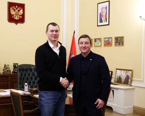 Михаил Дегтярев провел встречу с главой Республики Алтай Андреем Турчаком
